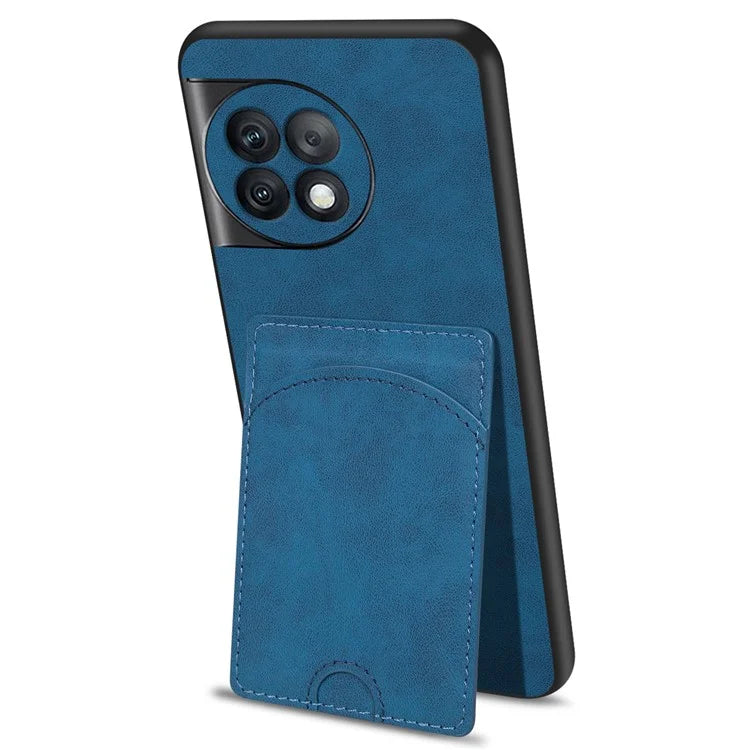 For OnePlus Ace 2 Pro 5G Case PU Leather Shockproof Back Cover with Card Holder Kickstand