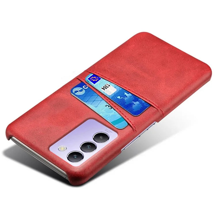 For vivo Y100 5G (Indonesia) / Y200e 5G Case Card Holders Leather+PC Slim Fit Phone Cover