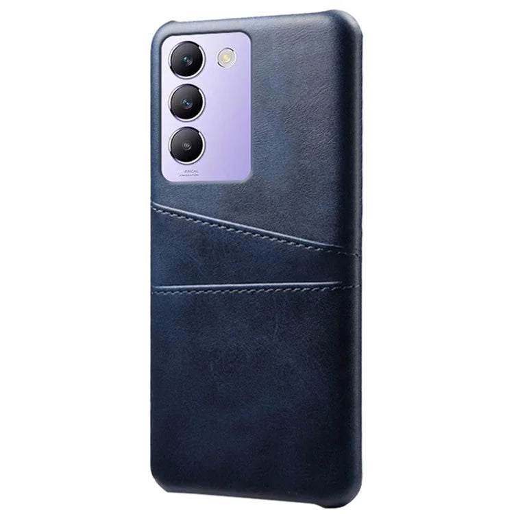 For vivo Y100 5G (Indonesia) / Y200e 5G Case Card Holders Leather+PC Slim Fit Phone Cover