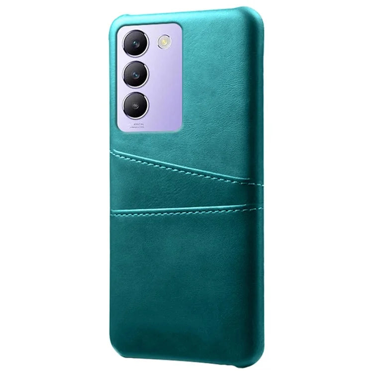 For vivo Y100 5G (Indonesia) / Y200e 5G Case Card Holders Leather+PC Slim Fit Phone Cover