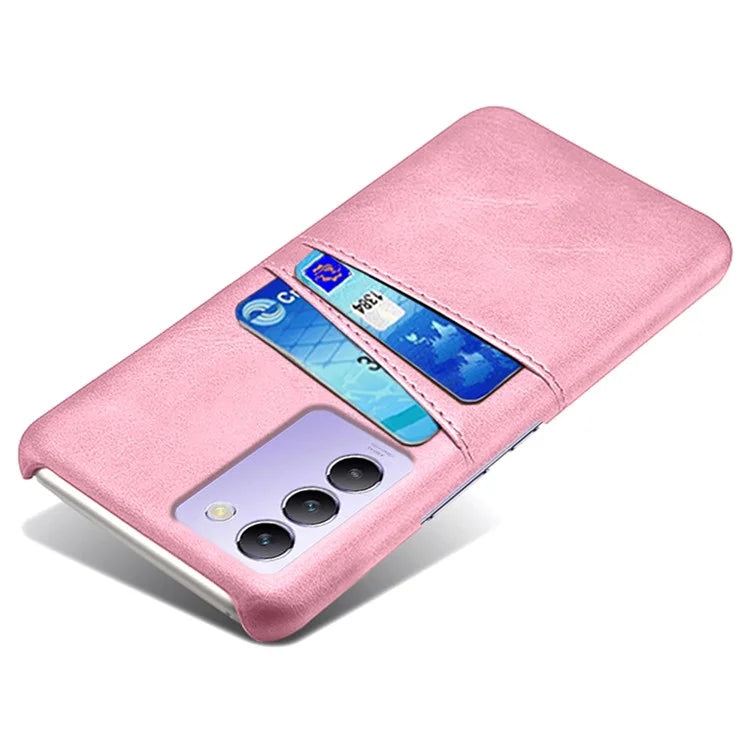 For vivo Y100 5G (Indonesia) / Y200e 5G Case Card Holders Leather+PC Slim Fit Phone Cover