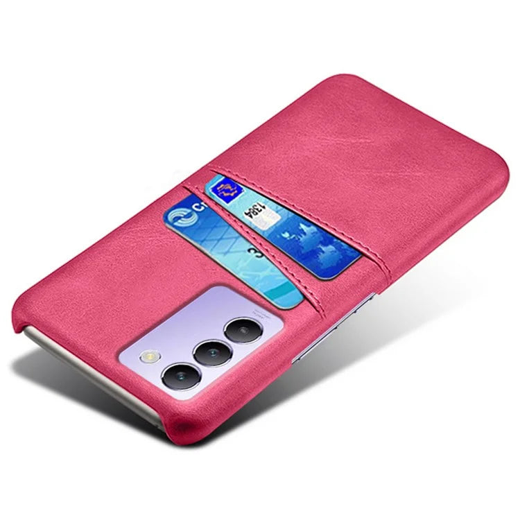 For vivo Y100 5G (Indonesia) / Y200e 5G Case Card Holders Leather+PC Slim Fit Phone Cover