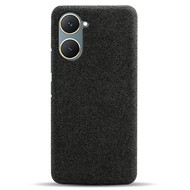 For vivo Y03 Case Drop Protection Cloth+PC Phone Shell