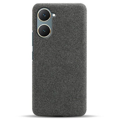 For vivo Y03 Case Drop Protection Cloth+PC Phone Shell