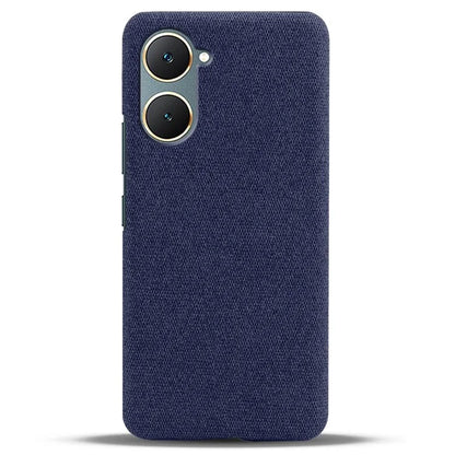 For vivo Y03 Case Drop Protection Cloth+PC Phone Shell