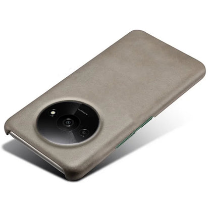For Xiaomi Redmi A3 / Poco C61 4G Case Calf Texture Leather Coated PC Shell Slim Cover