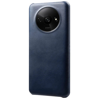 For Xiaomi Redmi A3 / Poco C61 4G Case Calf Texture Leather Coated PC Shell Slim Cover