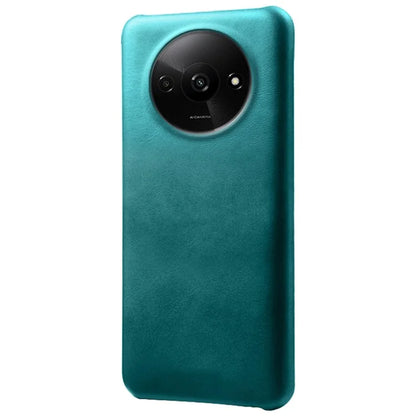 For Xiaomi Redmi A3 / Poco C61 4G Case Calf Texture Leather Coated PC Shell Slim Cover