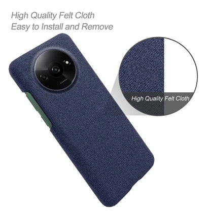 For Xiaomi Redmi A3 / Poco C61 4G Cell Phone Case Cloth+PC Drop-resistant Cover