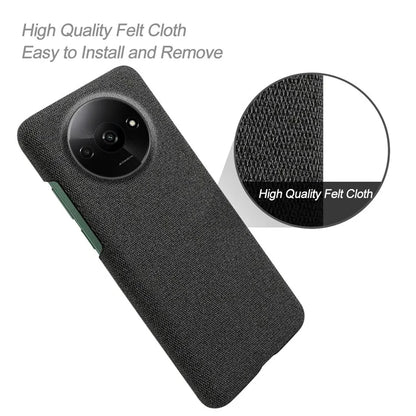 For Xiaomi Redmi A3 / Poco C61 4G Cell Phone Case Cloth+PC Drop-resistant Cover