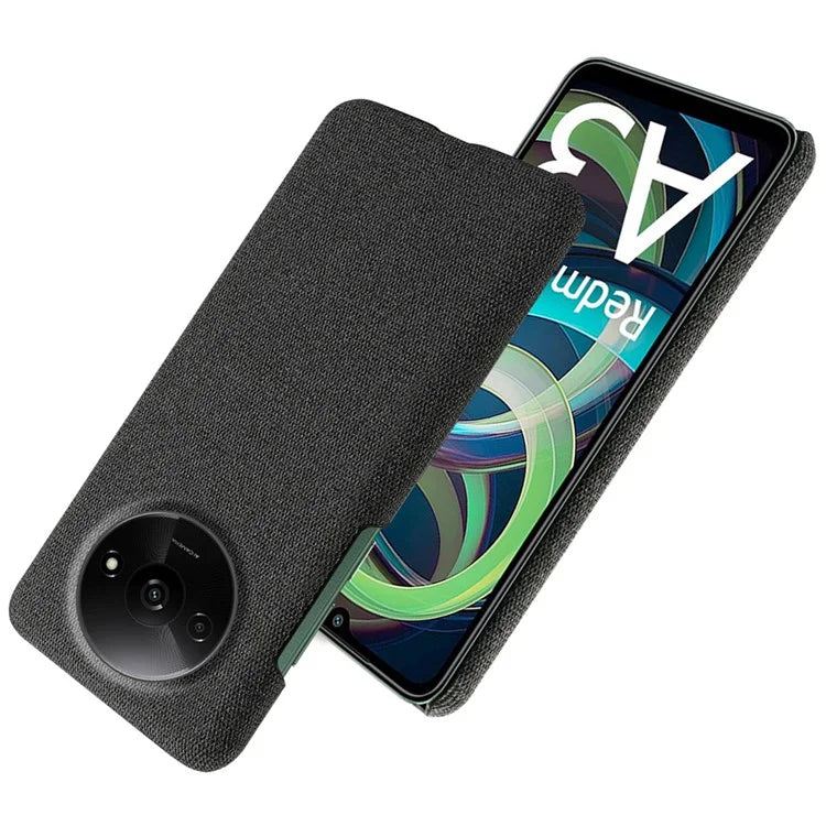 For Xiaomi Redmi A3 / Poco C61 4G Cell Phone Case Cloth+PC Drop-resistant Cover
