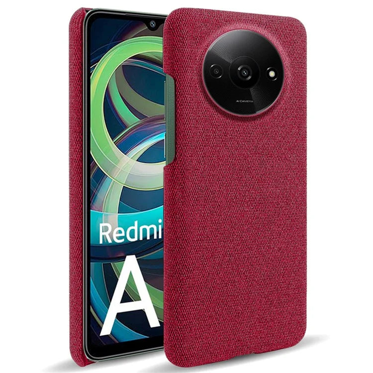 For Xiaomi Redmi A3 / Poco C61 4G Cell Phone Case Cloth+PC Drop-resistant Cover