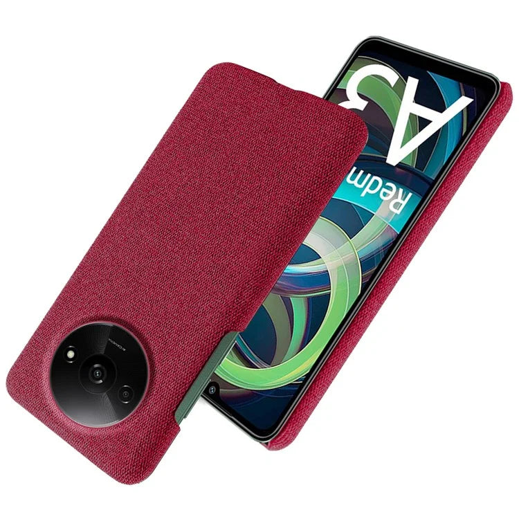 For Xiaomi Redmi A3 / Poco C61 4G Cell Phone Case Cloth+PC Drop-resistant Cover