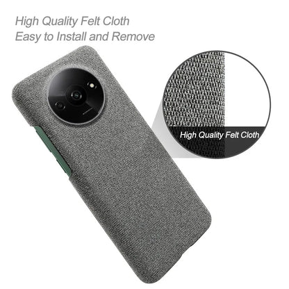 For Xiaomi Redmi A3 / Poco C61 4G Cell Phone Case Cloth+PC Drop-resistant Cover