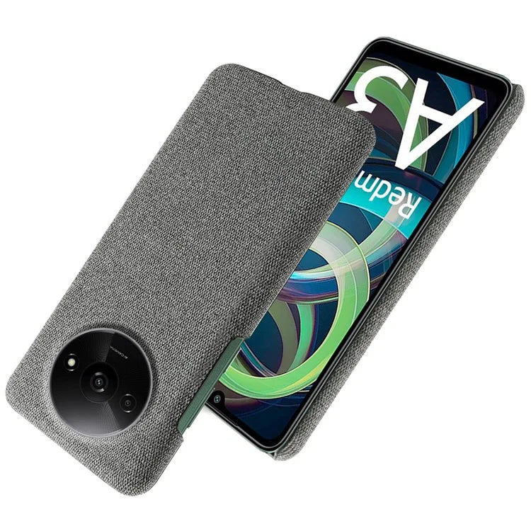 For Xiaomi Redmi A3 / Poco C61 4G Cell Phone Case Cloth+PC Drop-resistant Cover