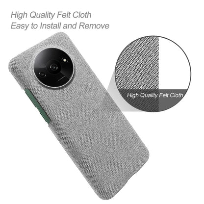For Xiaomi Redmi A3 / Poco C61 4G Cell Phone Case Cloth+PC Drop-resistant Cover