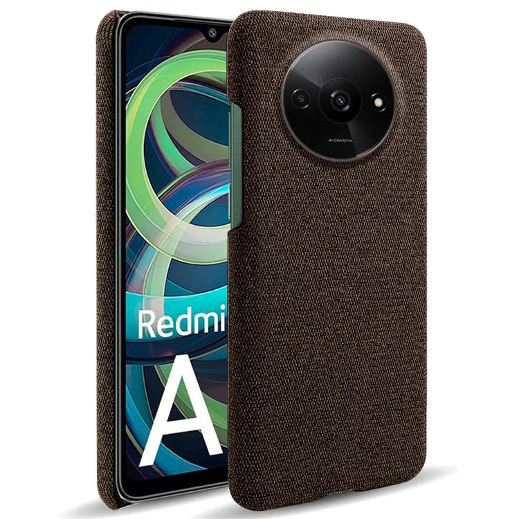 For Xiaomi Redmi A3 / Poco C61 4G Cell Phone Case Cloth+PC Drop-resistant Cover