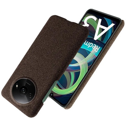 For Xiaomi Redmi A3 / Poco C61 4G Cell Phone Case Cloth+PC Drop-resistant Cover