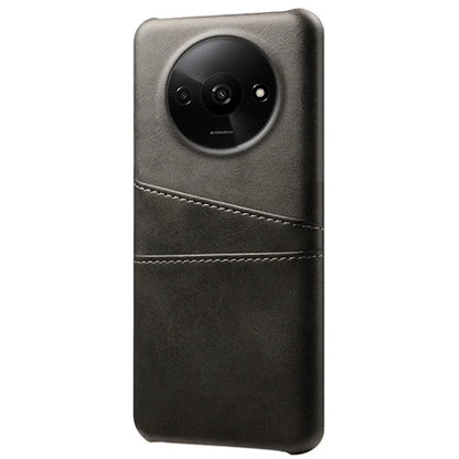 For Xiaomi Redmi A3 / Poco C61 4G Case Card Slots PU Leather Coated PC Hard Phone Cover