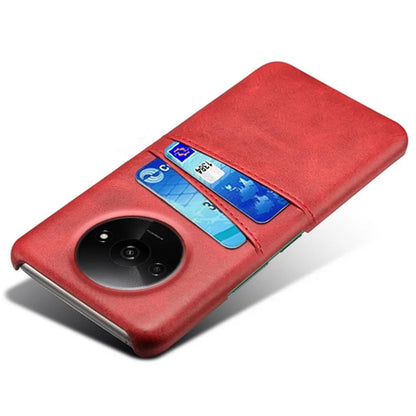 For Xiaomi Redmi A3 / Poco C61 4G Case Card Slots PU Leather Coated PC Hard Phone Cover