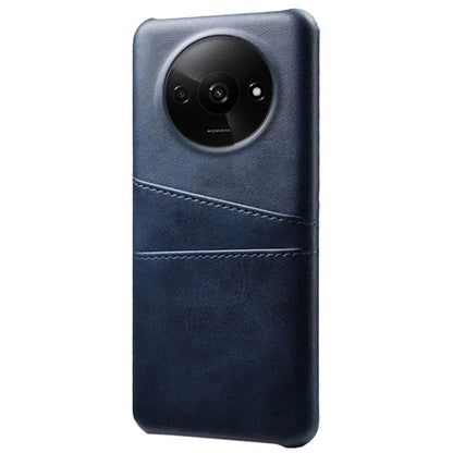 For Xiaomi Redmi A3 / Poco C61 4G Case Card Slots PU Leather Coated PC Hard Phone Cover