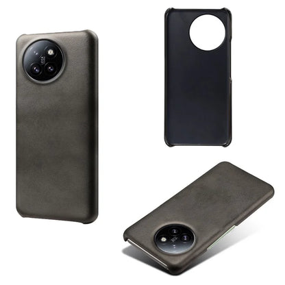 For Xiaomi Civi 4 Pro 5G / 14 Civi 5G Case Leather Coated Hard PC Calf Texture Shockproof Phone Cover