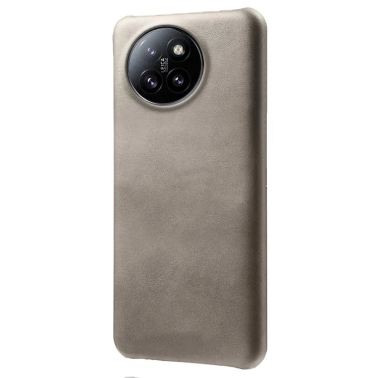 For Xiaomi Civi 4 Pro 5G / 14 Civi 5G Case Leather Coated Hard PC Calf Texture Shockproof Phone Cover