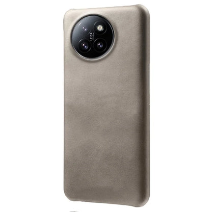 For Xiaomi Civi 4 Pro 5G / 14 Civi 5G Case Leather Coated Hard PC Calf Texture Shockproof Phone Cover