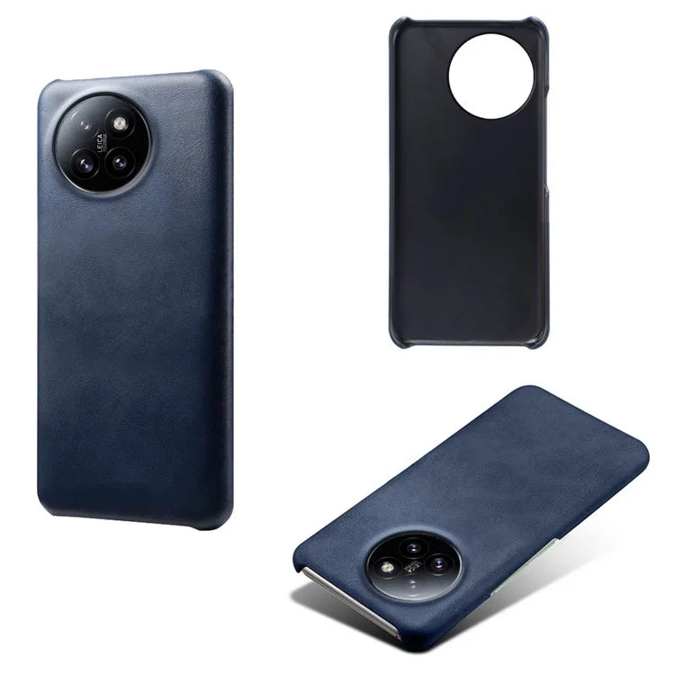 For Xiaomi Civi 4 Pro 5G / 14 Civi 5G Case Leather Coated Hard PC Calf Texture Shockproof Phone Cover