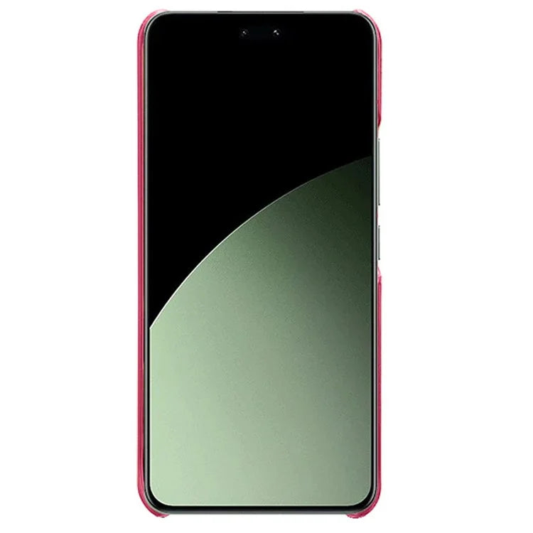 For Xiaomi Civi 4 Pro 5G / 14 Civi 5G Case Leather Coated Hard PC Calf Texture Shockproof Phone Cover