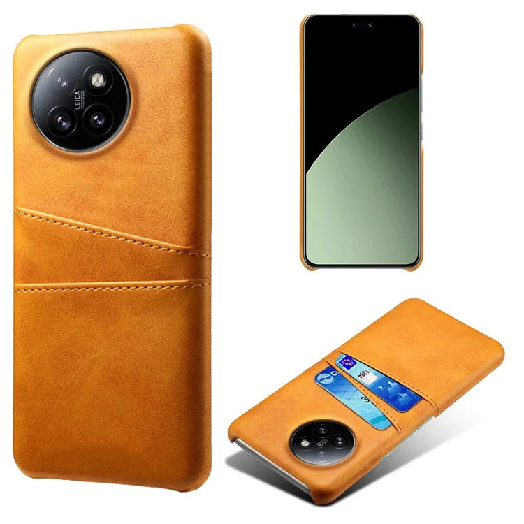 For Xiaomi Civi 4 Pro 5G / 14 Civi 5G Case Bump Proof Leather+PC Phone Cover with Card Slots