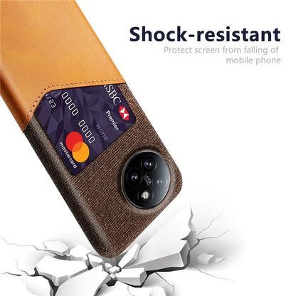 For Xiaomi Civi 4 Pro 5G / 14 Civi 5G Case Leather+PC Cloth Texture Phone Cover with Card Slot