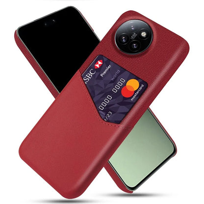 For Xiaomi Civi 4 Pro 5G / 14 Civi 5G Case Leather+PC Cloth Texture Phone Cover with Card Slot