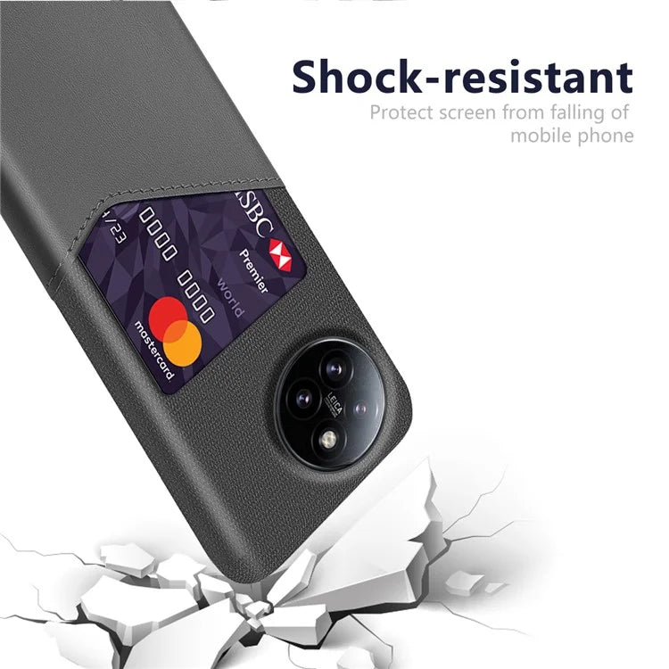 For Xiaomi Civi 4 Pro 5G / 14 Civi 5G Case Leather+PC Cloth Texture Phone Cover with Card Slot