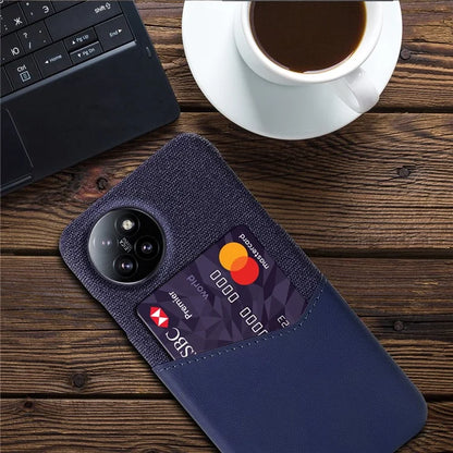 For Xiaomi Civi 4 Pro 5G / 14 Civi 5G Case Leather+PC Cloth Texture Phone Cover with Card Slot