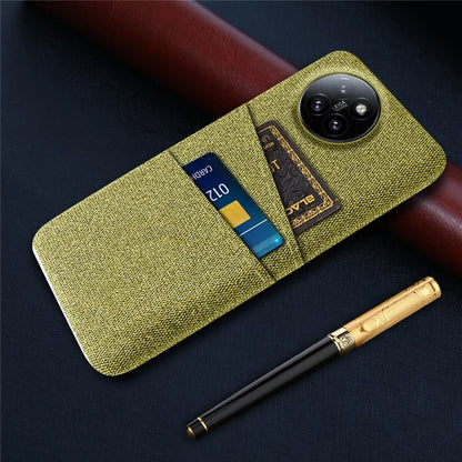 For Xiaomi Civi 4 Pro 5G / 14 Civi 5G Case Dual Card Slots Cloth Texture Hard PC Phone Cover