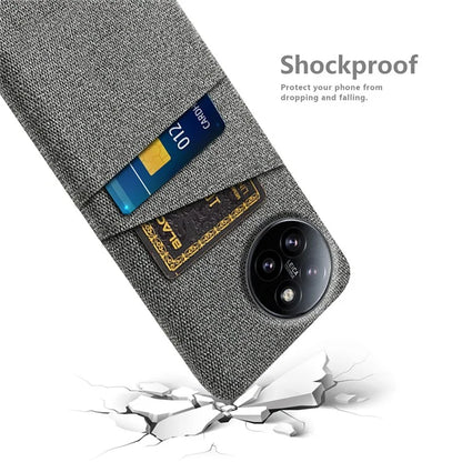 For Xiaomi Civi 4 Pro 5G / 14 Civi 5G Case Dual Card Slots Cloth Texture Hard PC Phone Cover