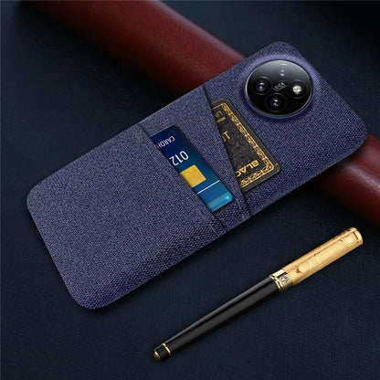 For Xiaomi Civi 4 Pro 5G / 14 Civi 5G Case Dual Card Slots Cloth Texture Hard PC Phone Cover
