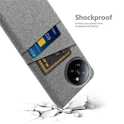 For Xiaomi Civi 4 Pro 5G / 14 Civi 5G Case Dual Card Slots Cloth Texture Hard PC Phone Cover