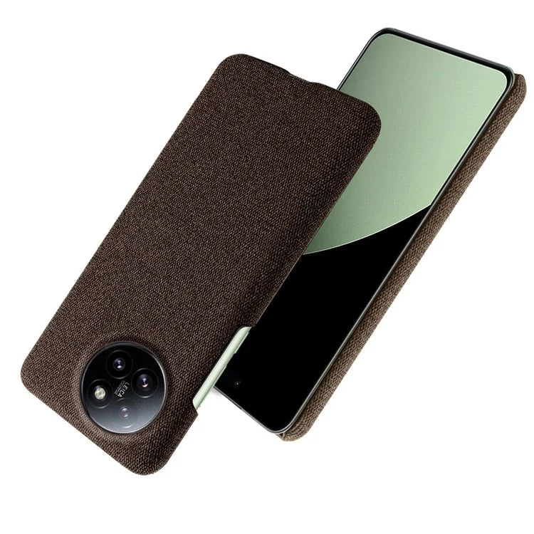 For Xiaomi Civi 4 Pro 5G / 14 Civi 5G Shockproof Case Solid Color Fabric Cloth+PC Phone Cover