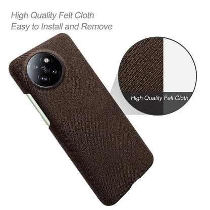 For Xiaomi Civi 4 Pro 5G / 14 Civi 5G Shockproof Case Solid Color Fabric Cloth+PC Phone Cover