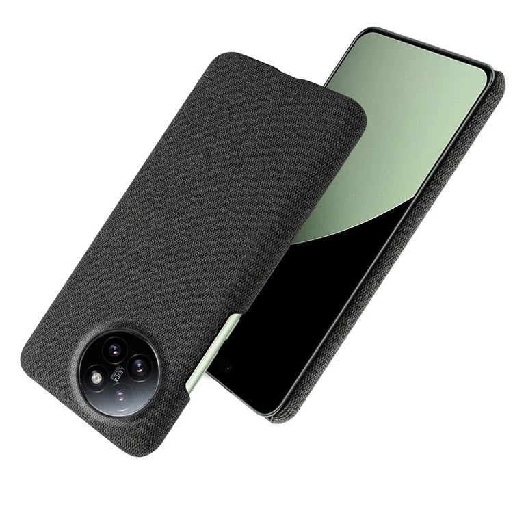 For Xiaomi Civi 4 Pro 5G / 14 Civi 5G Shockproof Case Solid Color Fabric Cloth+PC Phone Cover