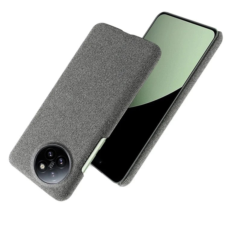 For Xiaomi Civi 4 Pro 5G / 14 Civi 5G Shockproof Case Solid Color Fabric Cloth+PC Phone Cover