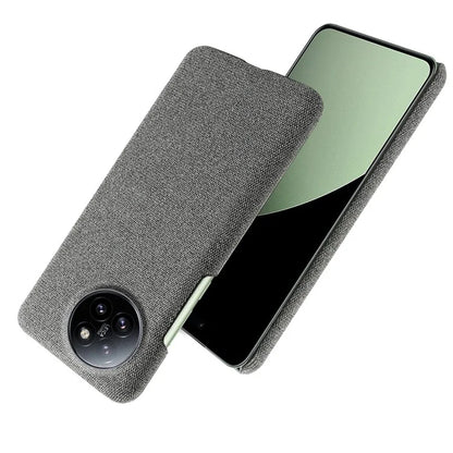 For Xiaomi Civi 4 Pro 5G / 14 Civi 5G Shockproof Case Solid Color Fabric Cloth+PC Phone Cover