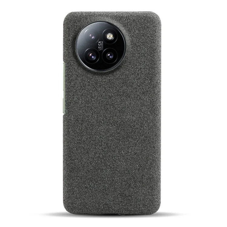 For Xiaomi Civi 4 Pro 5G / 14 Civi 5G Shockproof Case Solid Color Fabric Cloth+PC Phone Cover