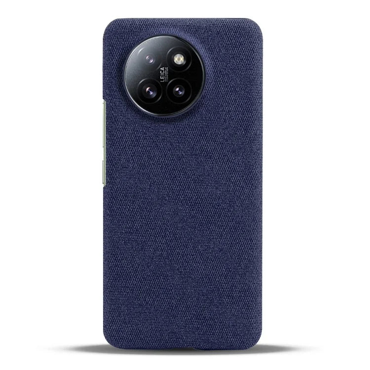 For Xiaomi Civi 4 Pro 5G / 14 Civi 5G Shockproof Case Solid Color Fabric Cloth+PC Phone Cover