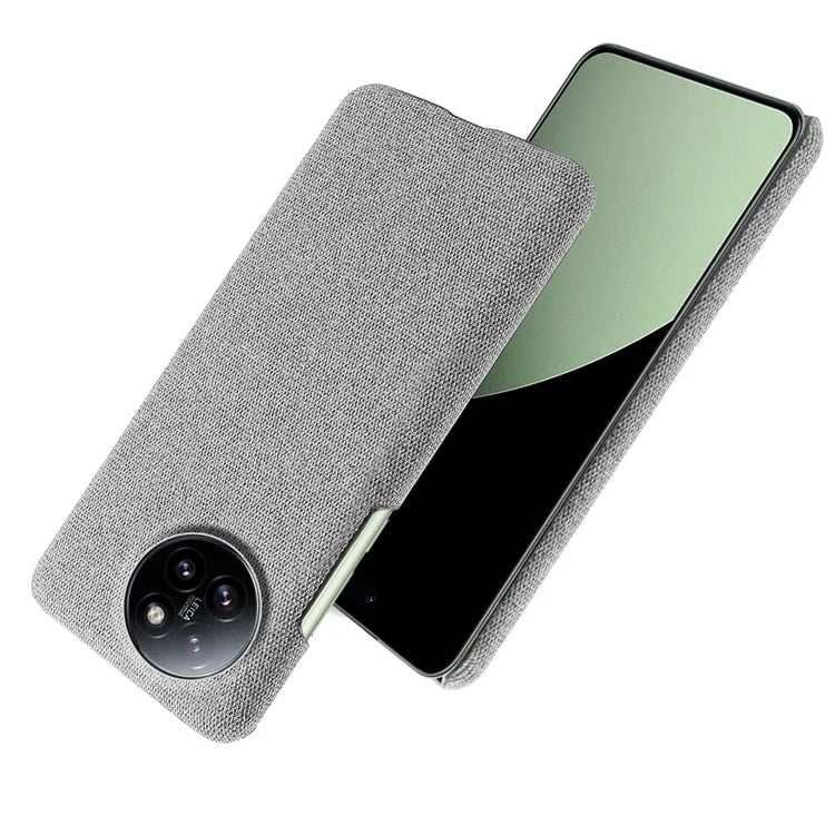 For Xiaomi Civi 4 Pro 5G / 14 Civi 5G Shockproof Case Solid Color Fabric Cloth+PC Phone Cover