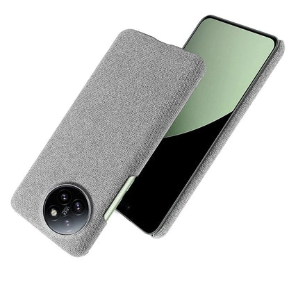 For Xiaomi Civi 4 Pro 5G / 14 Civi 5G Shockproof Case Solid Color Fabric Cloth+PC Phone Cover