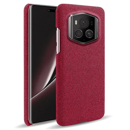 For Honor Magic6 RSR Porsche Design 5G Phone Cover Cloth+PC Drop-proof Back Case