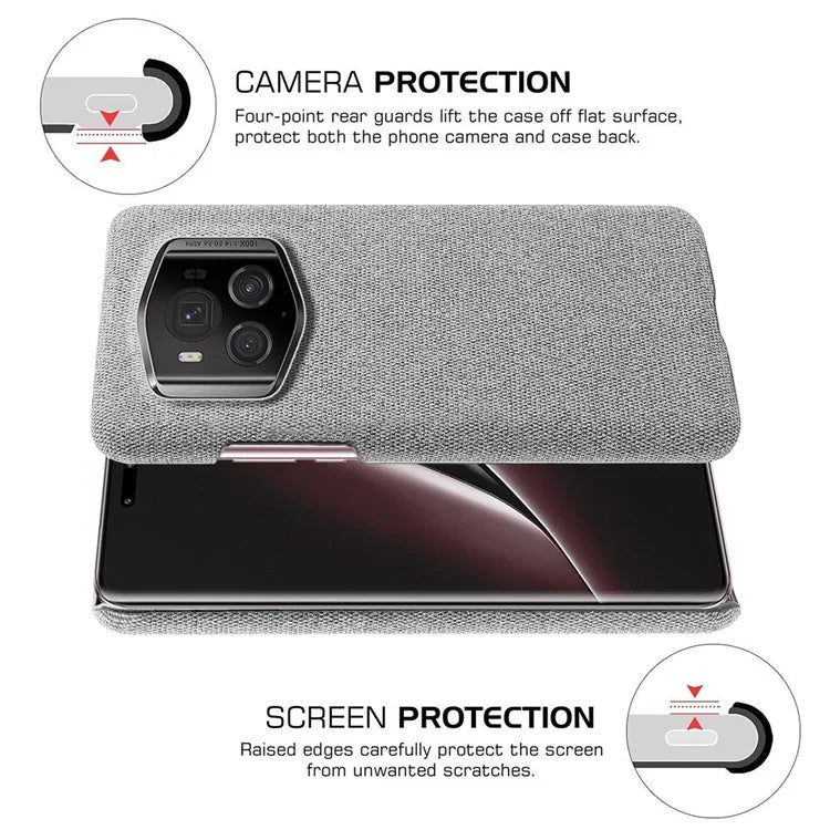 For Honor Magic6 RSR Porsche Design 5G Phone Cover Cloth+PC Drop-proof Back Case